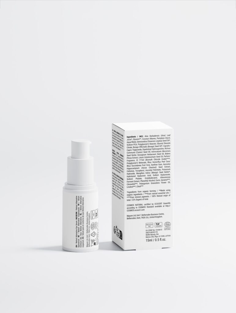 Retinol Alternative Eye Serum 15 ml VIIKA Beauty | Organic Skincare Products | European Quality