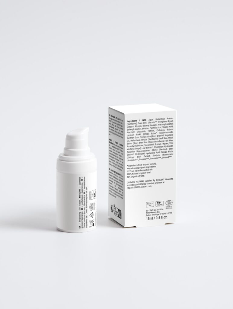 Brightening Eye Cream 15 ml VIIKA Beauty | Organic Skincare Products | European Quality