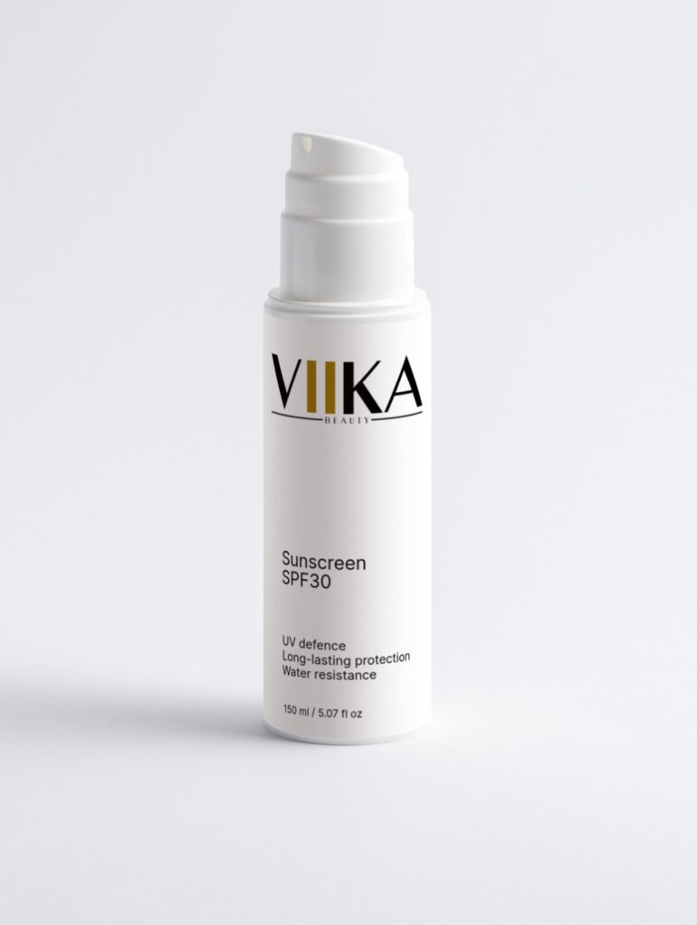 Sunscreen SPF30 150 ml VIIKA Beauty | Organic Skincare Products | European Quality
